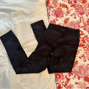 Lululemon Black camo leggings
